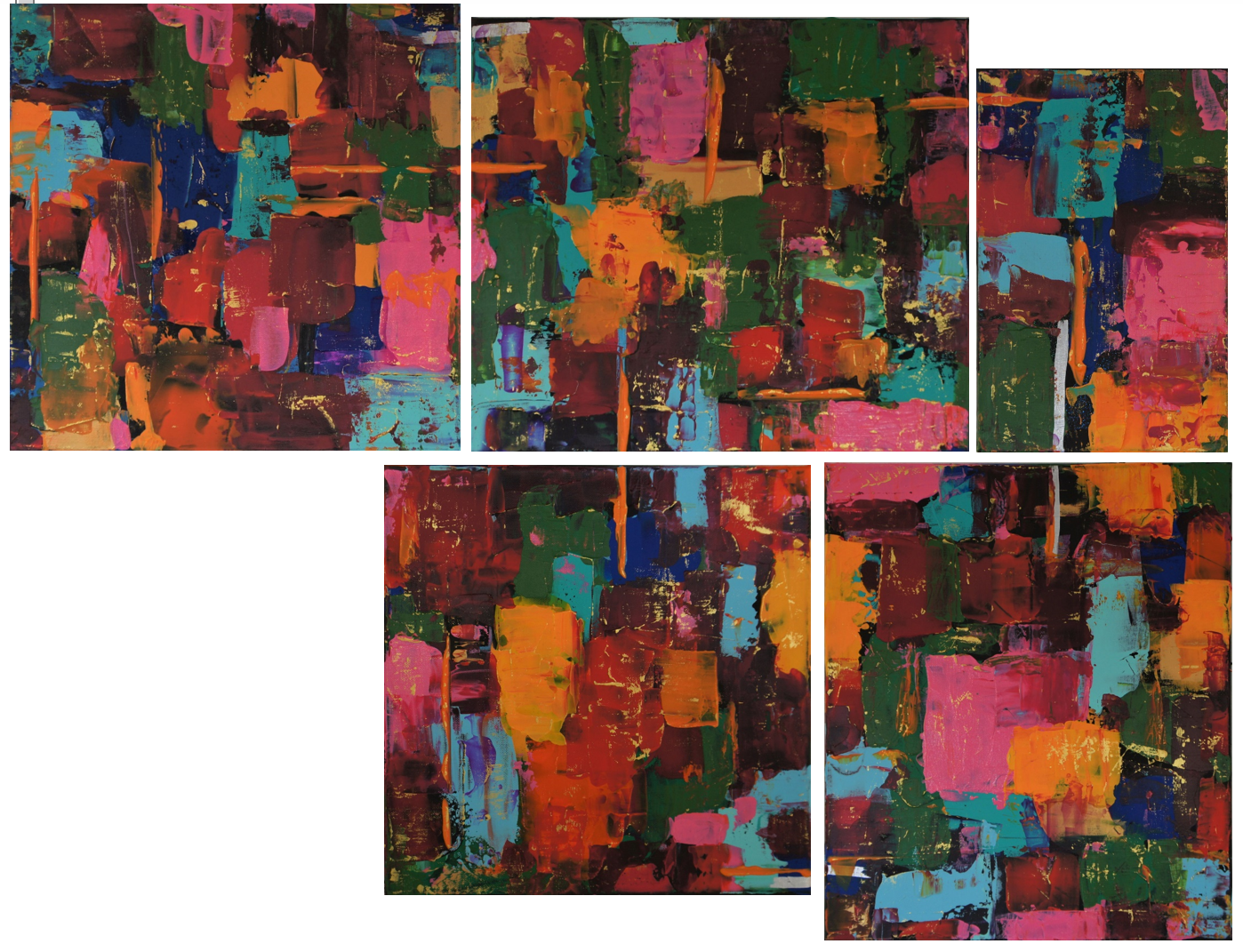 Jackson Five tribute art by Lenon B in vibrant colors