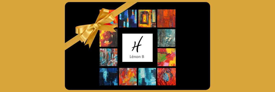 Gift card for sharing art by Lenon B.