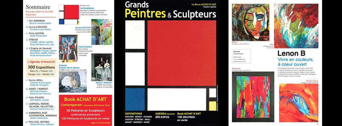 Featured in La Revue Achat d’Art : A Significant Recognition in the Contemporary Art Market