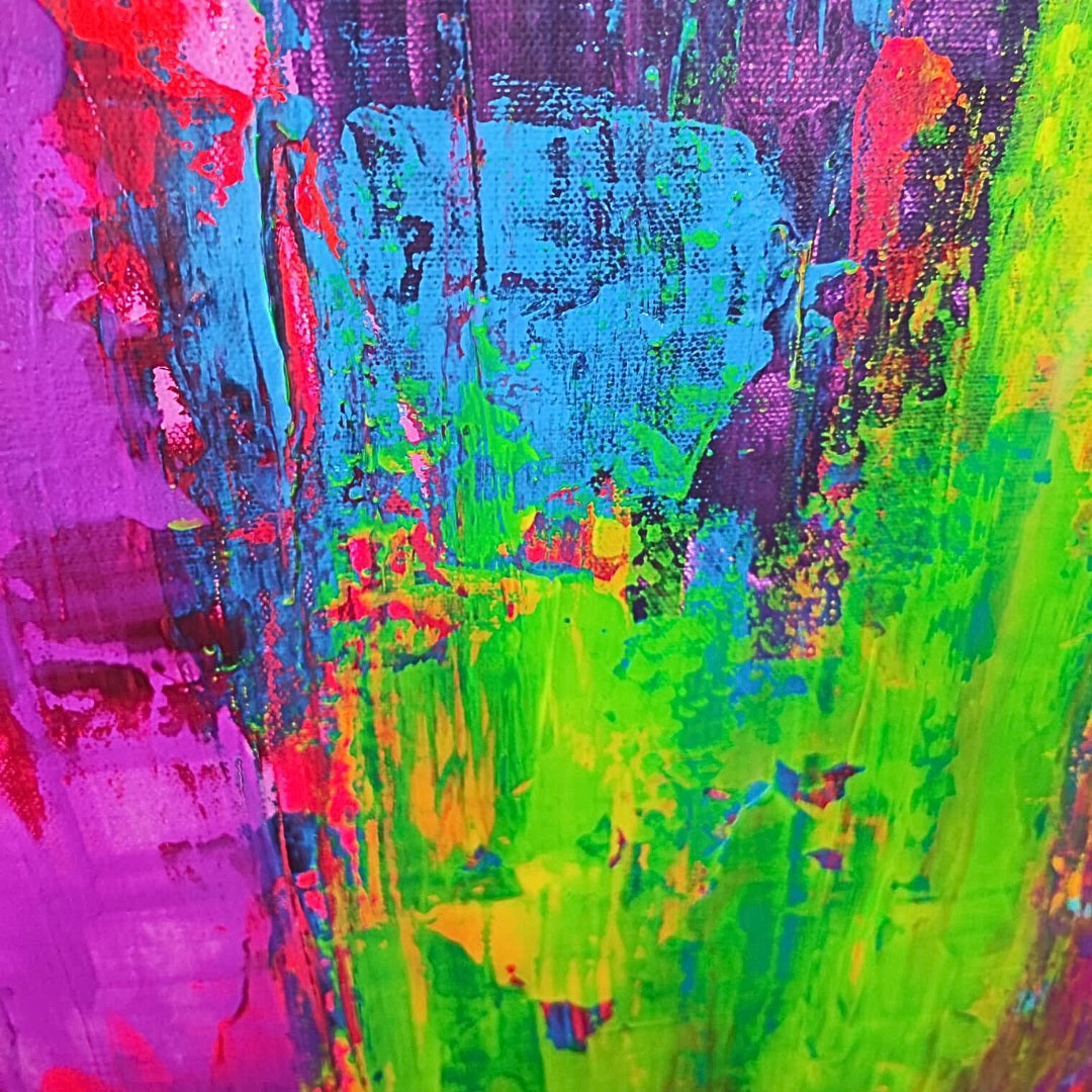 A stunning view of "Energy" by Lenon B, filled with passionate and vibrant hues.