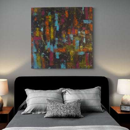 Vibrant colors "La Vie est Belle" by Lenon B, creating a harmonious scene.