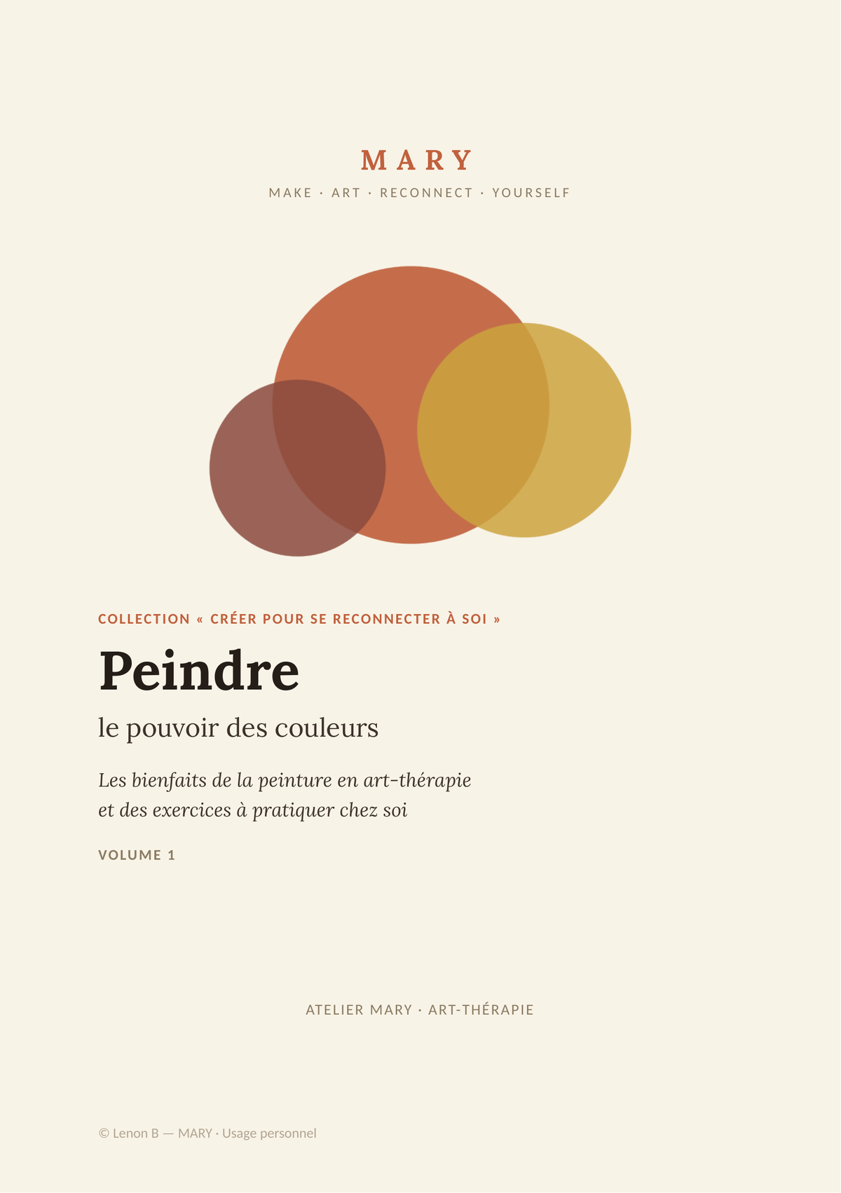 Pintar – o poder das cores · MARY Volume 1 · Livro impresso
