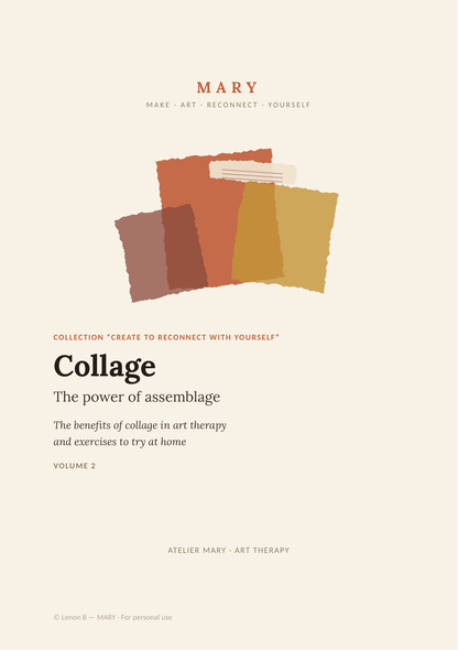 Collage, The Power of Assemblage, MARY Volume 2, English PDF cover