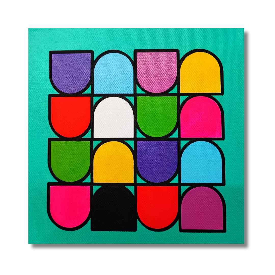 Mini artwork "APOLLO" from the "Les Minis GEOMETRIK 20" series