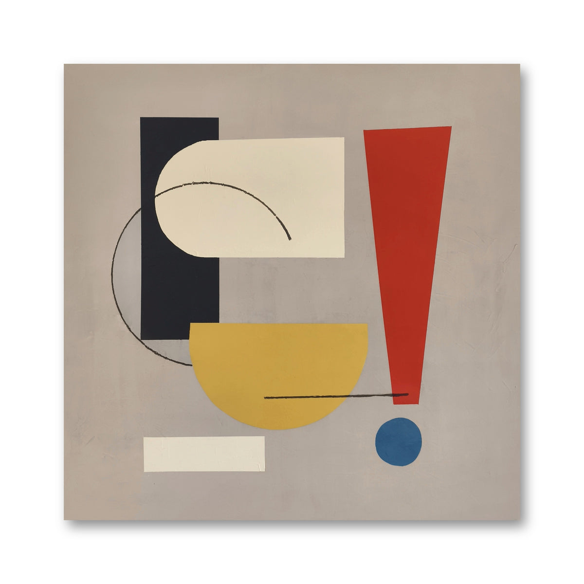 Between, original abstract painting by Lenon B
