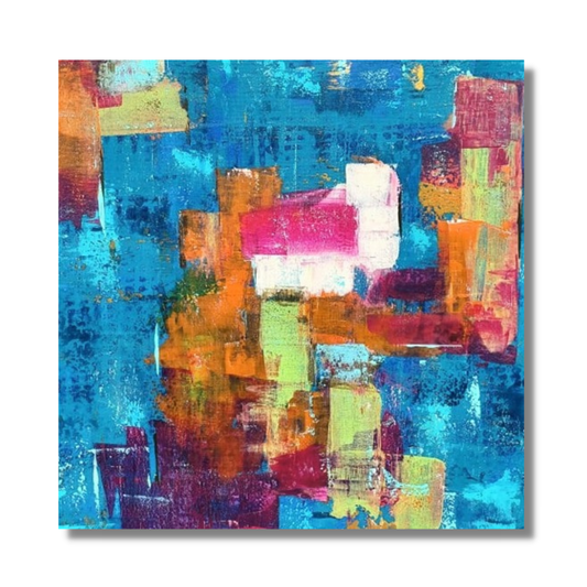 "Candy" by Lenon B, a joyful canvas of colors