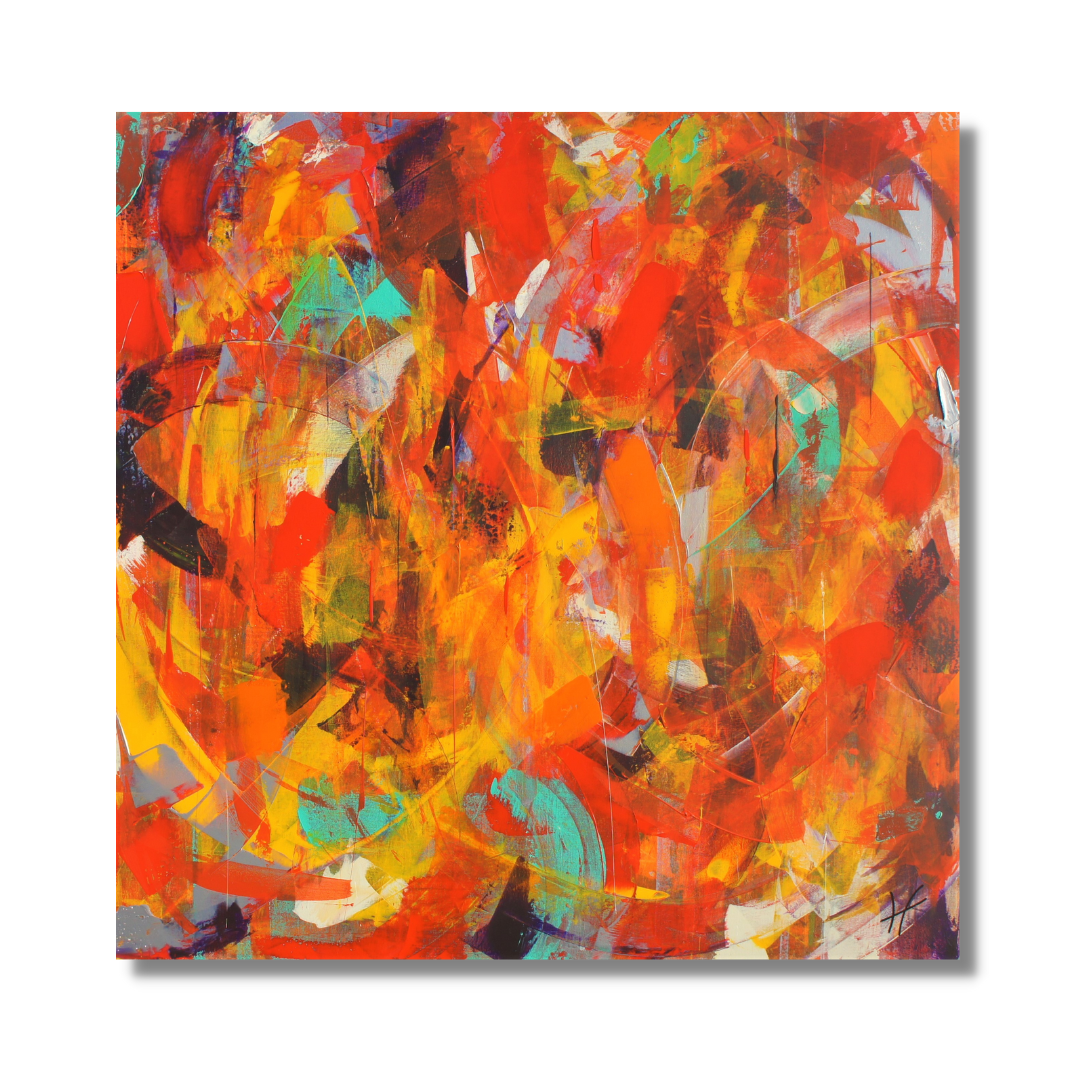 "Carnaval" by Lenon B, a vibrant canvas of celebration