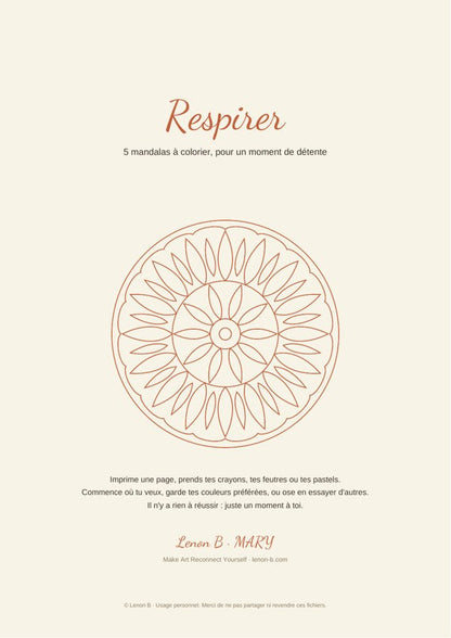 Respirer, édition française