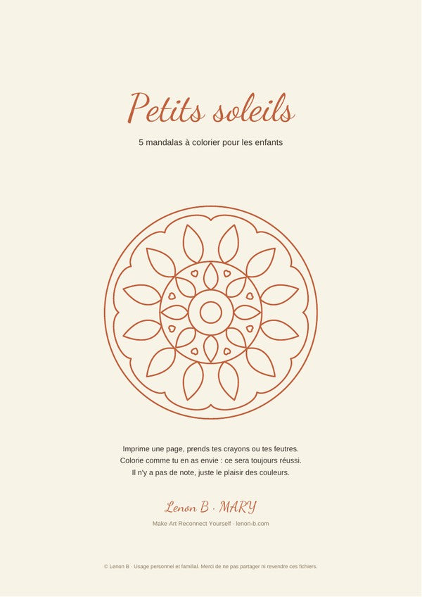 Petits soleils, édition française