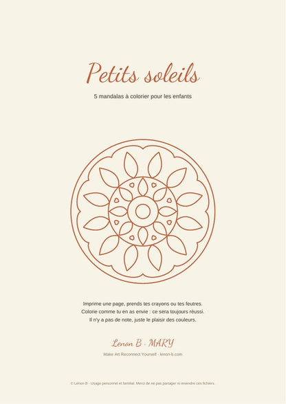 Petits soleils, édition française