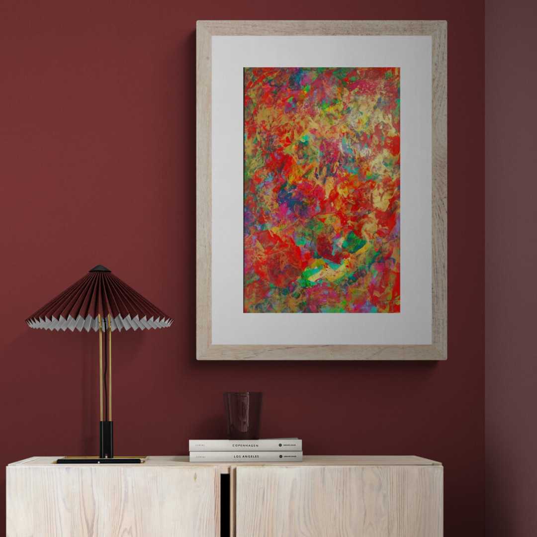 Ecstasy by Lénon B, captivating color play that enchants the viewer.