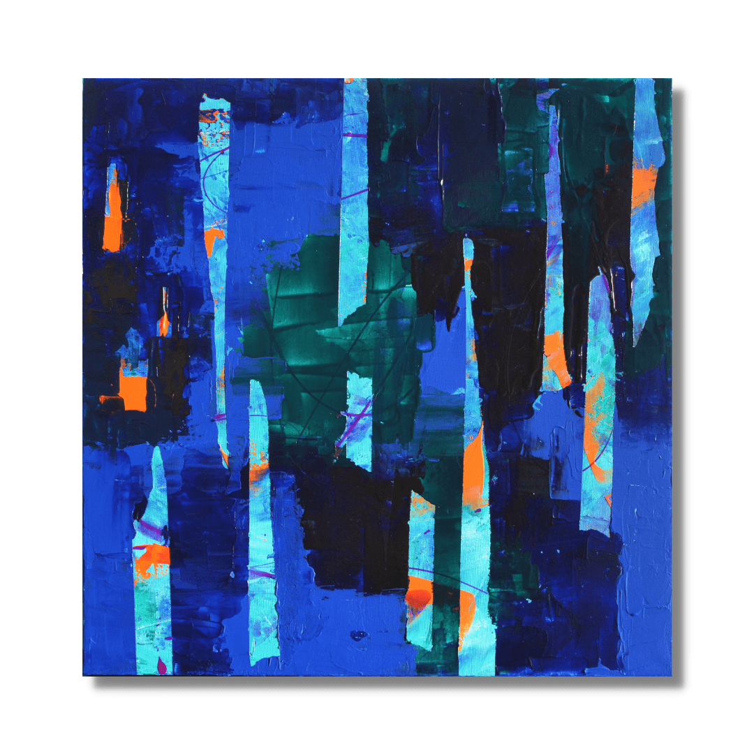 "Fantasia" by Lenon B – a dive into the ocean depths with ultramarine blue