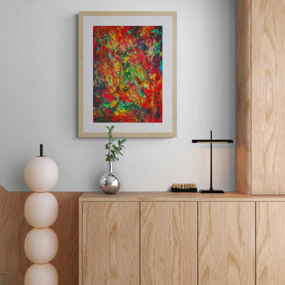 Fervor by Lénon B, an explosion of colors that evokes feelings of enthusiasm and zeal.