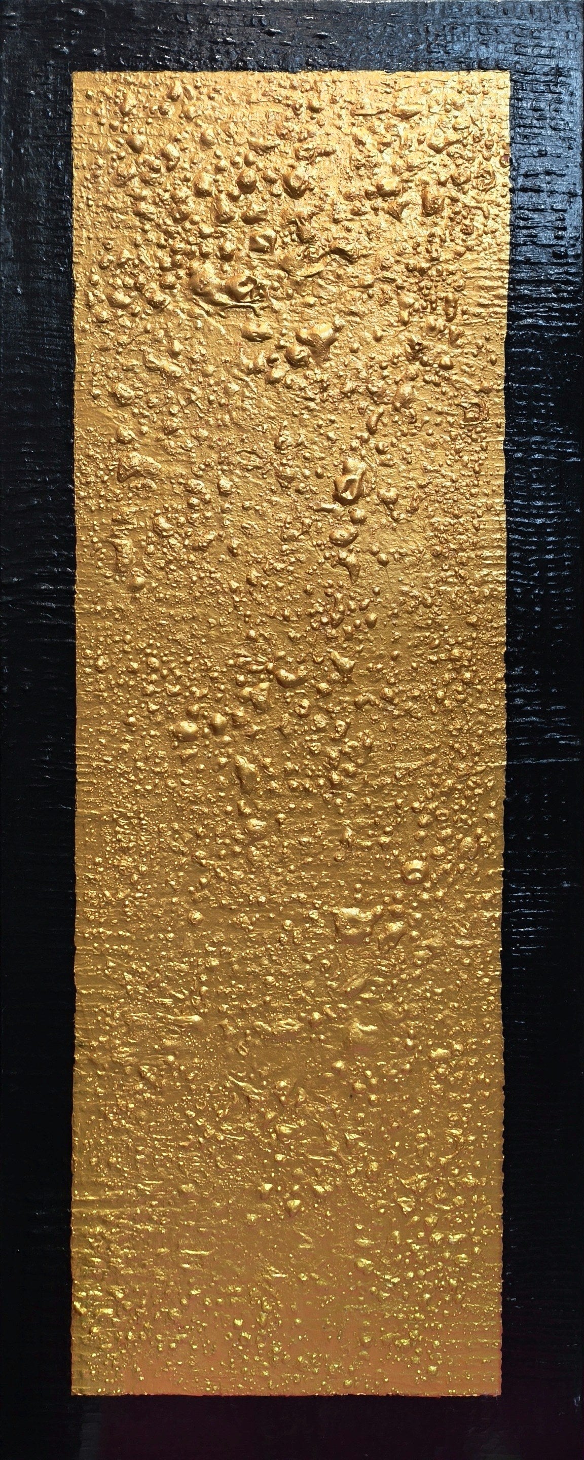 Golden Dream by Lenon B, acrylic on canvas, 100 x 40 cm