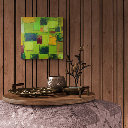 Vibrant artwork capturing the essence of greenery, by Lenon B.