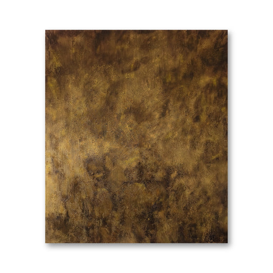 La Vie en Gold, original gold textured abstract painting by Lenon B