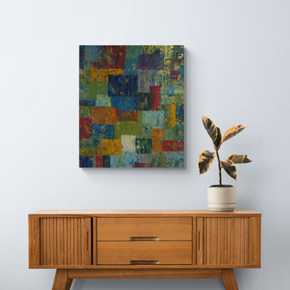 Colorful composition "Arlequin" enriching any space