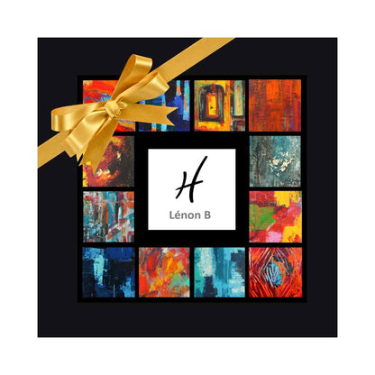 Gift card from Lenon B with customizable amounts for unique art gifts.