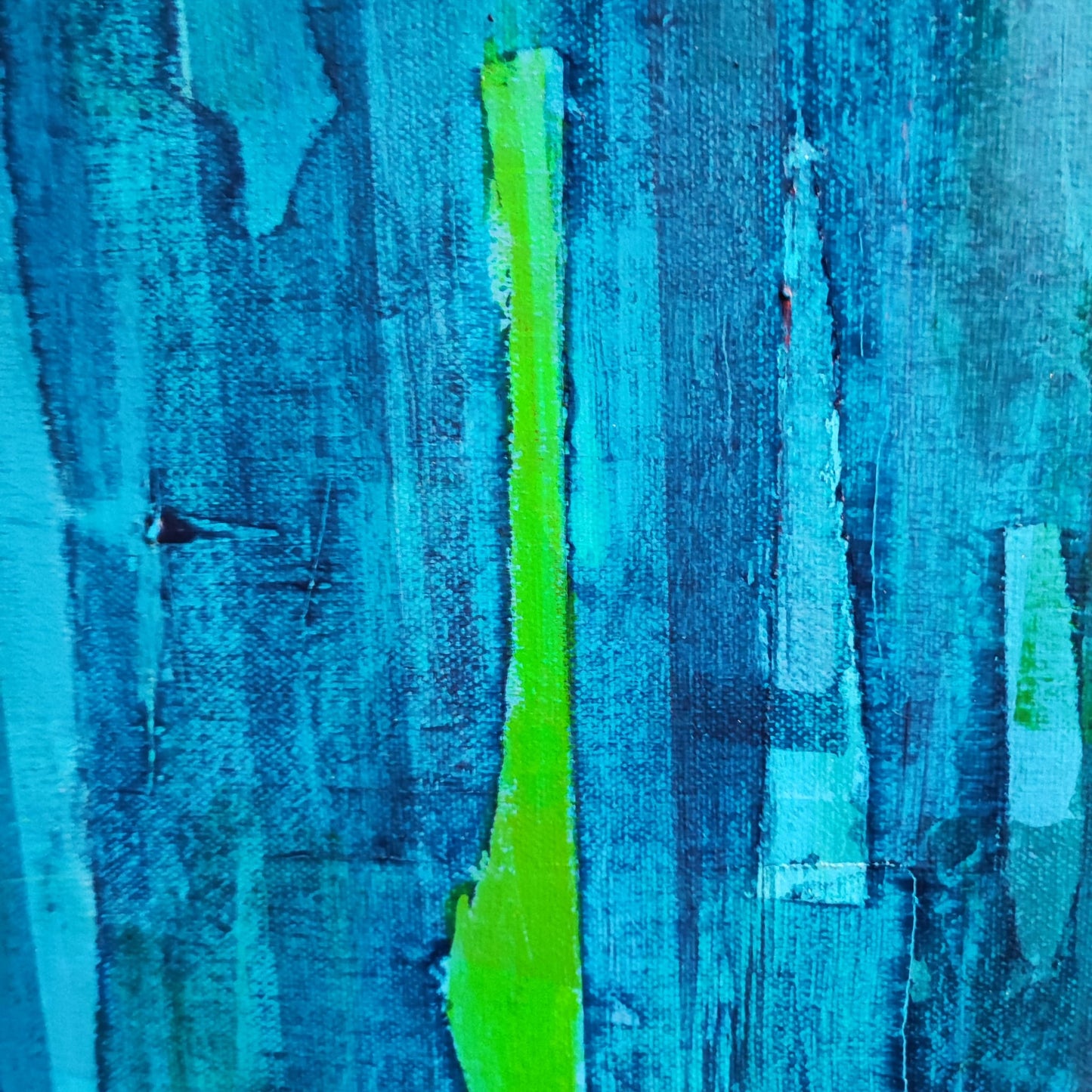 "Blue Bamboos" - an exploration of color and form