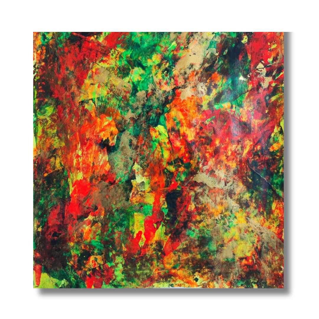 Mystery by Lénon B, colorful abstract art that evokes a sense of intrigue.