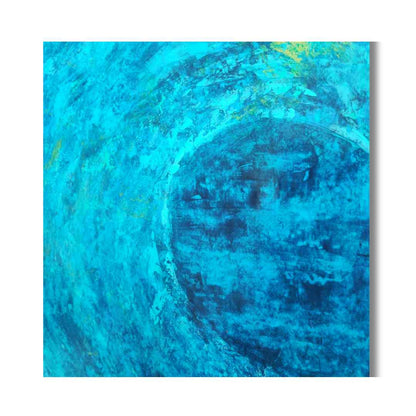 Undertide I by Lénon B, colorful abstract art inspired by the movement of waves.